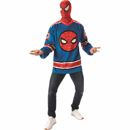 Spider-Man Hockey Jersey and Mask